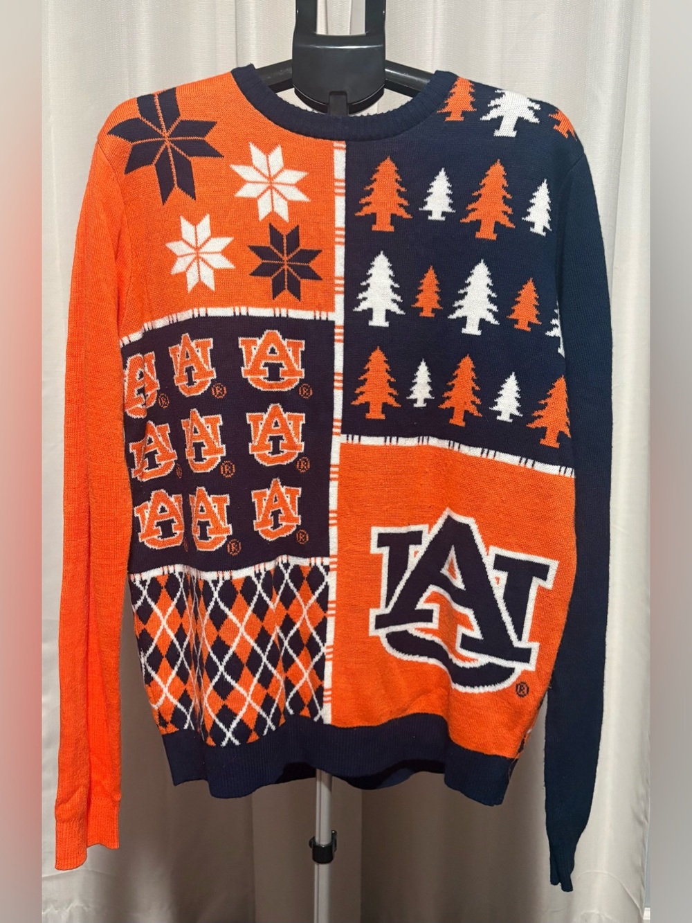 Auburn University Ugly Christmas Sweater Size XL